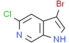 3-溴-5-氯-1H-吡咯并[2，3-c]吡啶,96%
