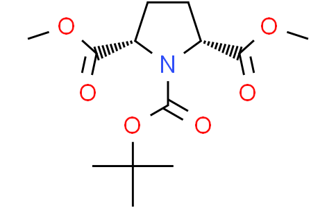 O1-tert-butyl O2,O5-dimethyl cis-pyrrolidine-1,2,5-tricarboxylate