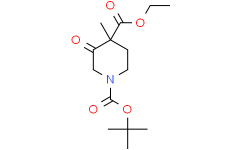 O1-tert-butyl O4-ethyl 4-methyl-3-oxo-piperidine-1,4-dicarboxylate