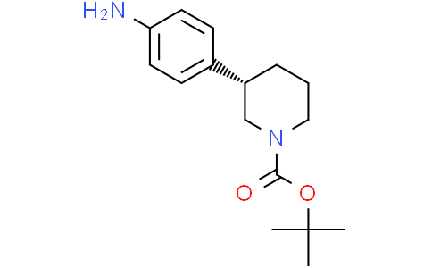 tert-butyl (3S)-3-(4-aminophenyl)piperidine-1-carboxylate