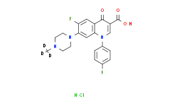[DR.E]6-氟-1-(4-氟苯基)-7-(4-甲基-D3-哌嗪-1-基)-4-氧代喹啉-3-甲酸 盐酸盐