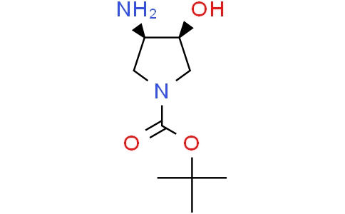 tert-butyl (3R,4S)-3-amino-4-hydroxypyrrolidine-1-carboxylate