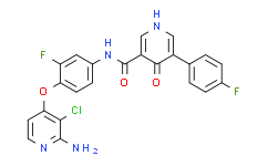 N-[4-[(2-氨基-3-氯-4-吡啶)氧基]-3-氟苯基]-5-(4-氟苯基)-1,4-二氢-4-氧代-3-吡啶羧酰胺