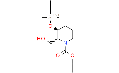 tert-butyl (2R,3S)-3-[tert-butyl(dimethyl)silyl]oxy-2-(hydroxymethyl)piperidine-1-carboxylate