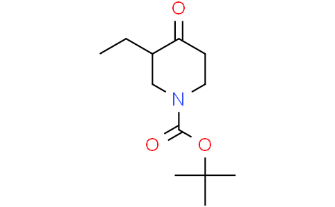 tert-butyl 3-ethyl-4-oxo-piperidine-1-carboxylate