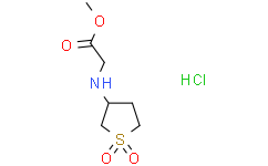 Methyl 2-[(1,1-dioxo-1-thiolan-3-yl)amino]acetate hydrochloride