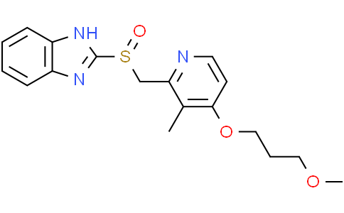 1h-benzimidazole, 2-[[[4-(3-methoxypropoxy)-3-methyl-2-pyridinyl]methyl]sulfinyl]-