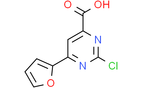 2-chloro-6-(2-furyl)pyrimidine-4-carboxylic acid
