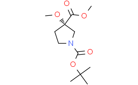 O1-tert-butyl O3-methyl (3S)-3-methoxypyrrolidine-1,3-dicarboxylate