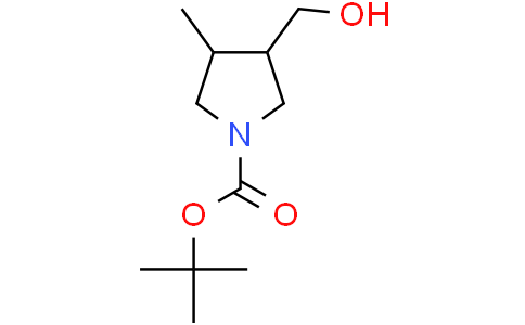 tert-butyl 3-(hydroxymethyl)-4-methyl-pyrrolidine-1-carboxylate