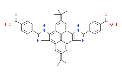 4，4'-(2，8-di-tert-butyl-4，10-dihydropyreno[4，5-d:9，10-d']diimidazole-5，11-diyl)dibenzoic acid,98%