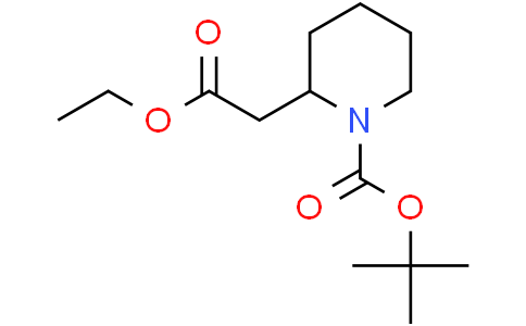 tert-butyl 2-(2-ethoxy-2-oxoethyl)piperidine-1-carboxylate