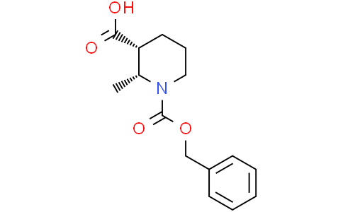 cis-1-benzyloxycarbonyl-2-methyl-piperidine-3-carboxylic acid
