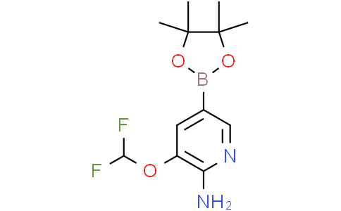 3-(二氟甲氧基)-5-(4,4,5,5-四甲基-1,3,2-二氧硼杂环戊烷-2-基)吡啶-2-胺