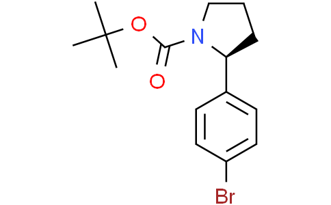 tert-butyl (2S)-2-(4-bromophenyl)pyrrolidine-1-carboxylate