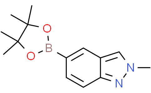 2-methyl-5-(tetramethyl-1,3,2-dioxaborolan-2-yl)-2H-indazole