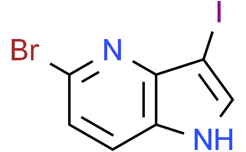 5-溴-3-碘-4-氮杂吲哚