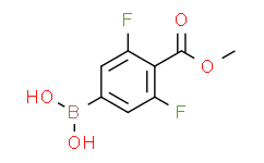 (3，5-二氟-4-(甲酯基<甲氧羰基>)苯基)硼酸,98%