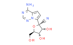 (2R，3R，4S，5R)-2-(4-氨基吡咯并[2，1-F][1，2，4]三嗪-7-基)-3，4-二羟基-5-(羟甲基)四氢呋喃-2-甲腈,≥98%