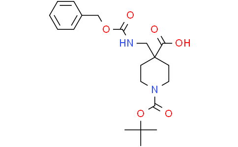 4-({[(benzyloxy)carbonyl]amino}methyl)-1-[(tert-butoxy)carbonyl]piperidine-4-carboxylic acid