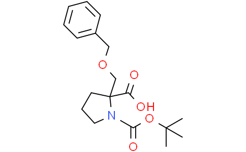 2-(benzyloxymethyl)-1-tert-butoxycarbonyl-pyrrolidine-2-carboxylic acid
