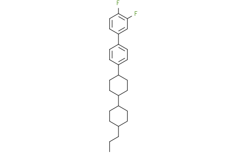1,1'-Biphenyl,3,4-difluoro-4'-[(trans,trans)-4'-propyl[1,1'-bicyclohexyl]-4-yl]-Cas:119990-81-7