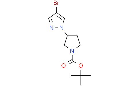 tert-butyl 3-(4-bromo-1H-pyrazol-1-yl)pyrrolidine-1-carboxylate