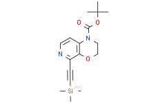 tert-Butyl 5-((trimethylsilyl)ethynyl)-2,3-dihydro-1H-pyrido[3,4-b][1,4]oxazine-1-carboxylate