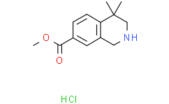 Methyl 4,4-diMethyl-1,2,3,4-tetrahydroisoquinoline-7-carboxylate hydrochloride