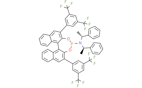 (11bR)-2,6-Bis[3,5-bis(trifluoromethyl)phenyl]-N,N-bis[(1R)-1-phenylethyl]dinaphtho[2,1-d:1',2'-f][1,3,2]dioxaphosphepin-4-amineCas:1204207-86-2