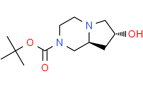 tert-butyl (7R,8aS)-7-hydroxy-octahydropyrrolo[1,2-a]piperazine-2-carboxylate
