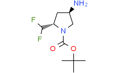 tert-butyl (2S,4R)-4-amino-2-(difluoromethyl)pyrrolidine-1-carboxylate
