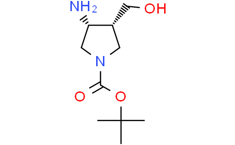 tert-butyl (3R,4R)-3-amino-4-(hydroxymethyl)pyrrolidine-1-carboxylate