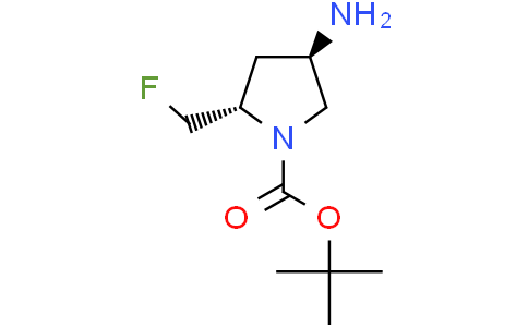 tert-butyl (2S,4R)-4-amino-2-(fluoromethyl)pyrrolidine-1-carboxylate