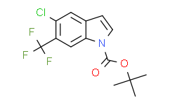 1-Boc-5-氯-6-三氟甲基-1H-吲哚,97%