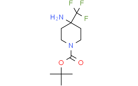 tert-butyl 4-amino-4-(trifluoromethyl)piperidine-1-carboxylate