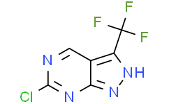6-氯-3-三氟甲基-1H-吡唑并[3，4-d]嘧啶?,≥95%