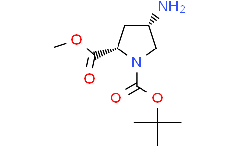1-tert-butyl 2-methyl (2S,4S)-4-aminopyrrolidine-1,2-dicarboxylate