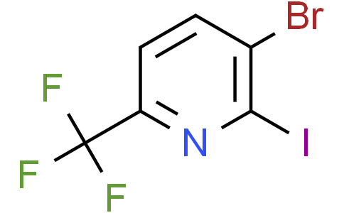 3-bromo-2-iodo-6-(trifluoromethyl)pyridine