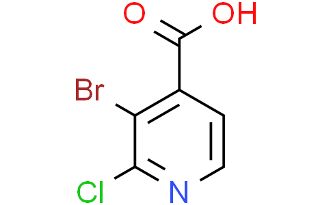 3-bromo-2-chloro-pyridine-4-carboxylic acid