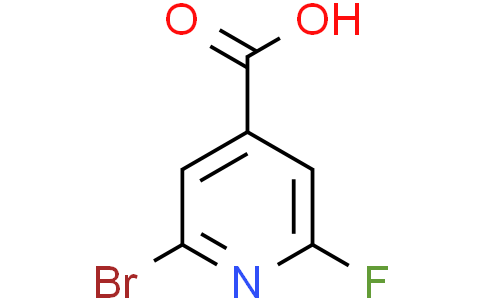 2-bromo-6-fluoro-pyridine-4-carboxylic acid