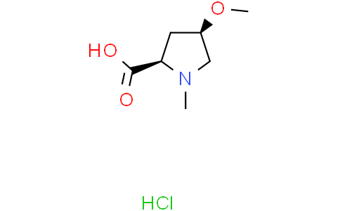 (2R,4R)-4-methoxy-1-methylpyrrolidine-2-carboxylic acid hydrochloride