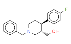 trans 1-Benzyl-4-(4-fluorophenyl)-3-piperidinemethanol-d4,≥98 atom % D