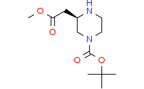 tert-butyl (3R)-3-(2-methoxy-2-oxoethyl)piperazine-1-carboxylate