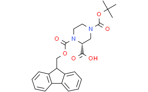 (2R)-4-tert-butoxycarbonyl-1-(9H-fluoren-9-ylmethoxycarbonyl)piperazine-2-carboxylic acid