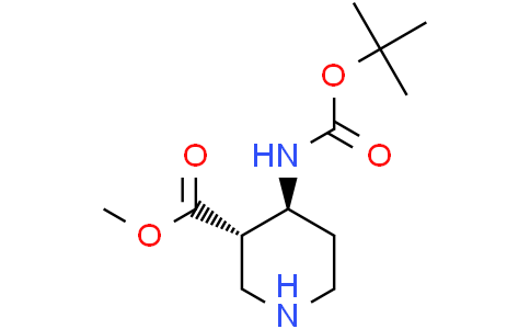 methyl trans-4-(tert-butoxycarbonylamino)piperidine-3-carboxylate