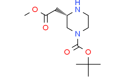 tert-butyl (3S)-3-(2-methoxy-2-oxoethyl)piperazine-1-carboxylate