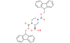 (2R)-1，4-bis(9H-fluoren-9-ylmethoxycarbonyl)piperazine-2-carboxylic acid