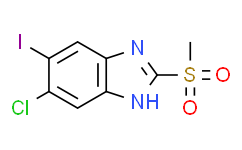 5-氯-6-碘-2-(甲基磺酰基)-1H-苯并[D]咪唑,98%