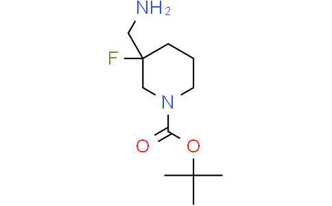 tert-butyl 3-(aminomethyl)-3-fluoropiperidine-1-carboxylate